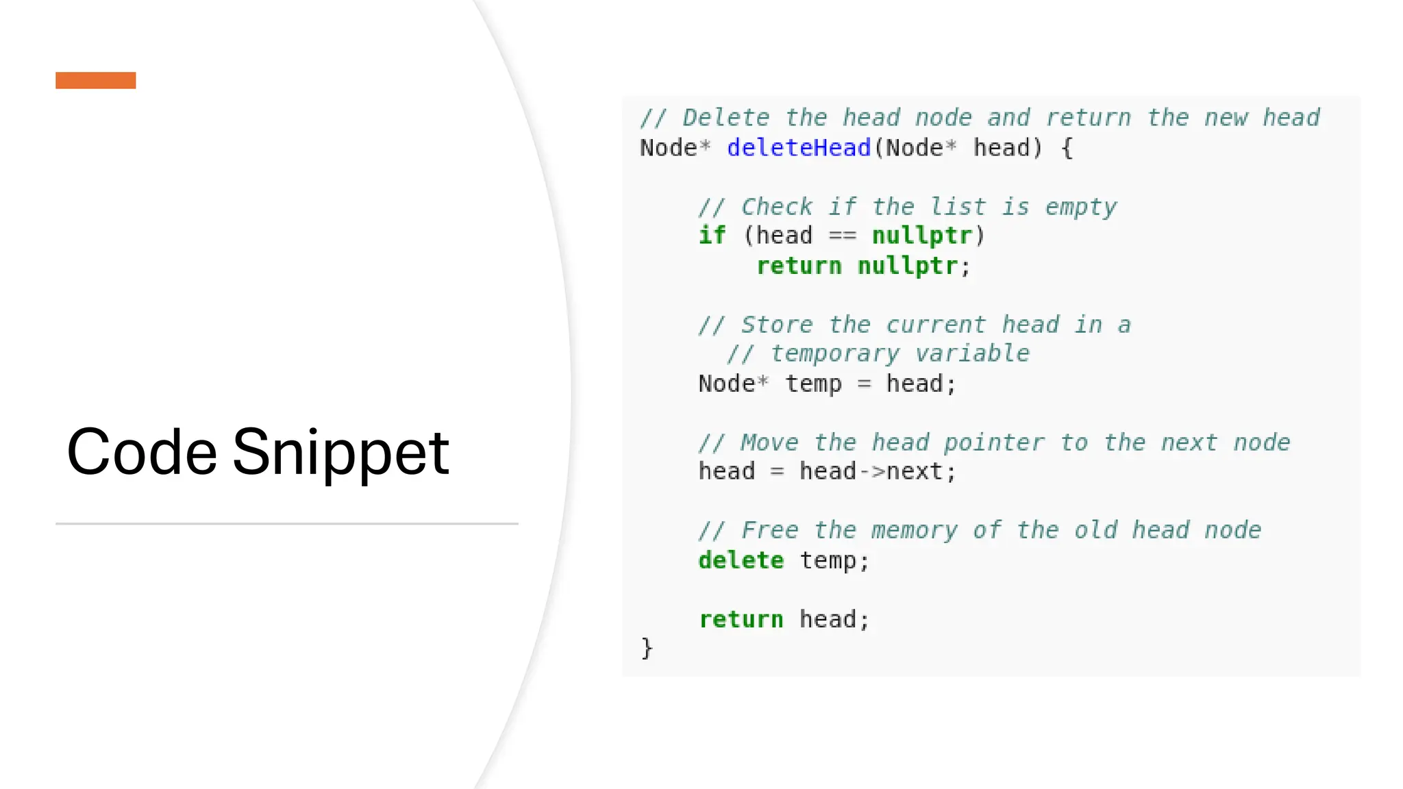 Code Snippet 