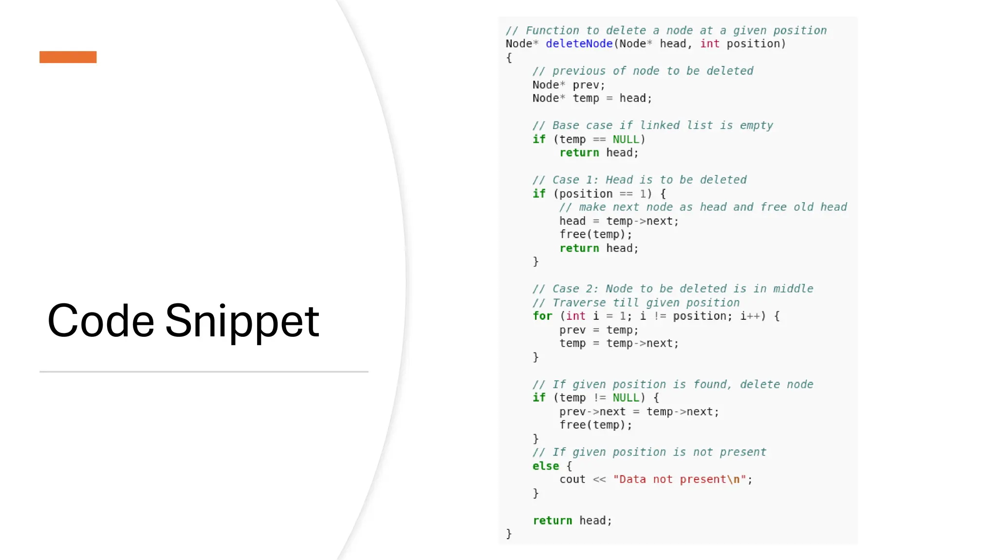 Code Snippet 