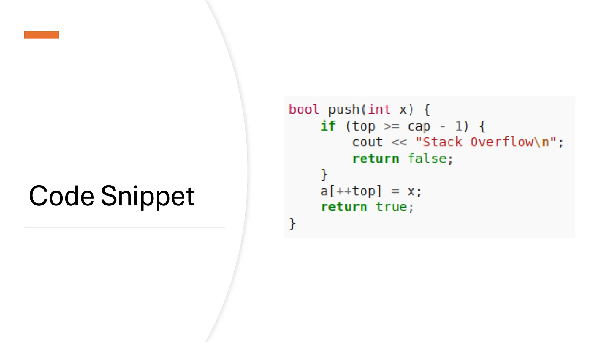Code Snippet 