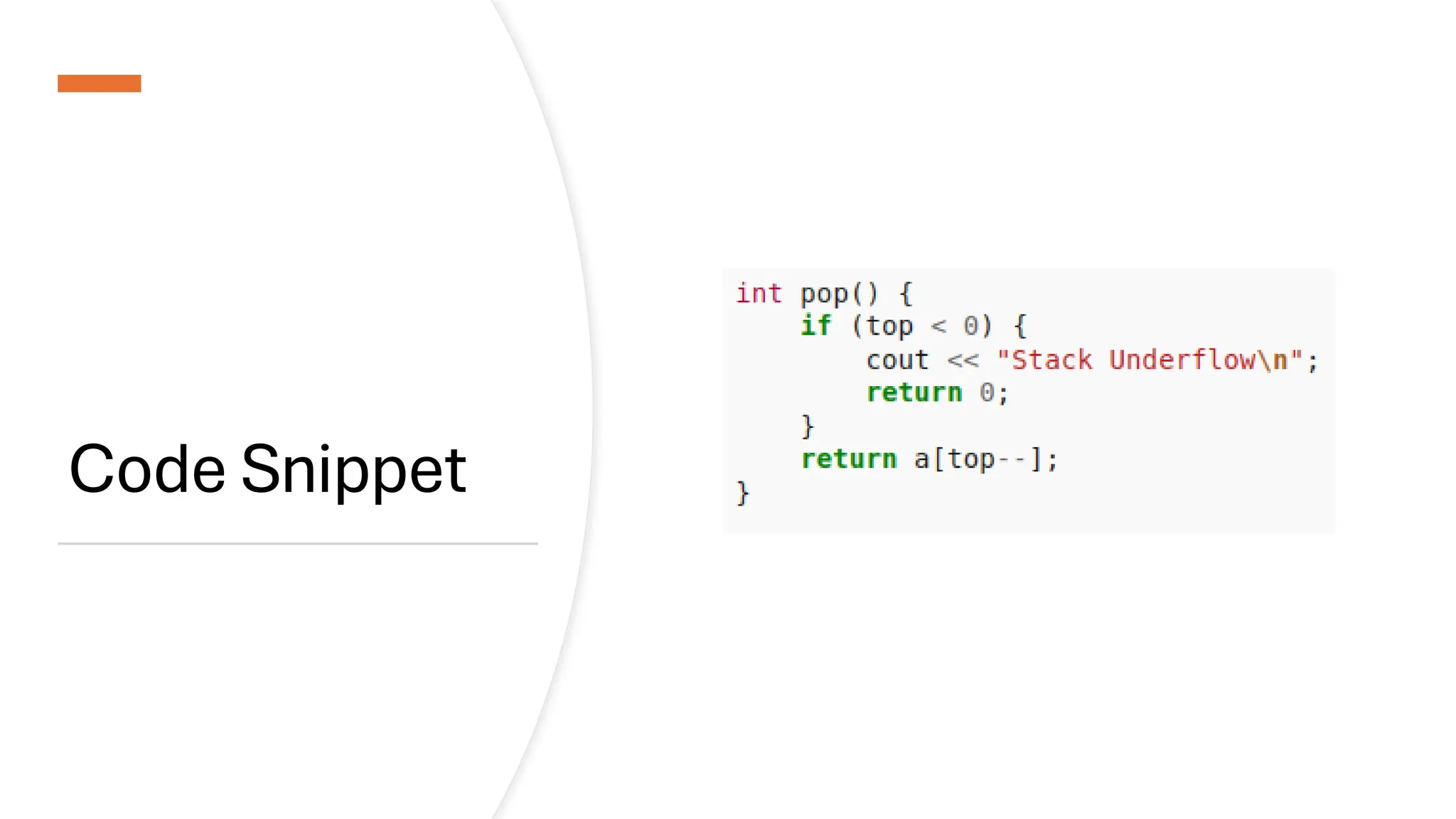 Code Snippet 