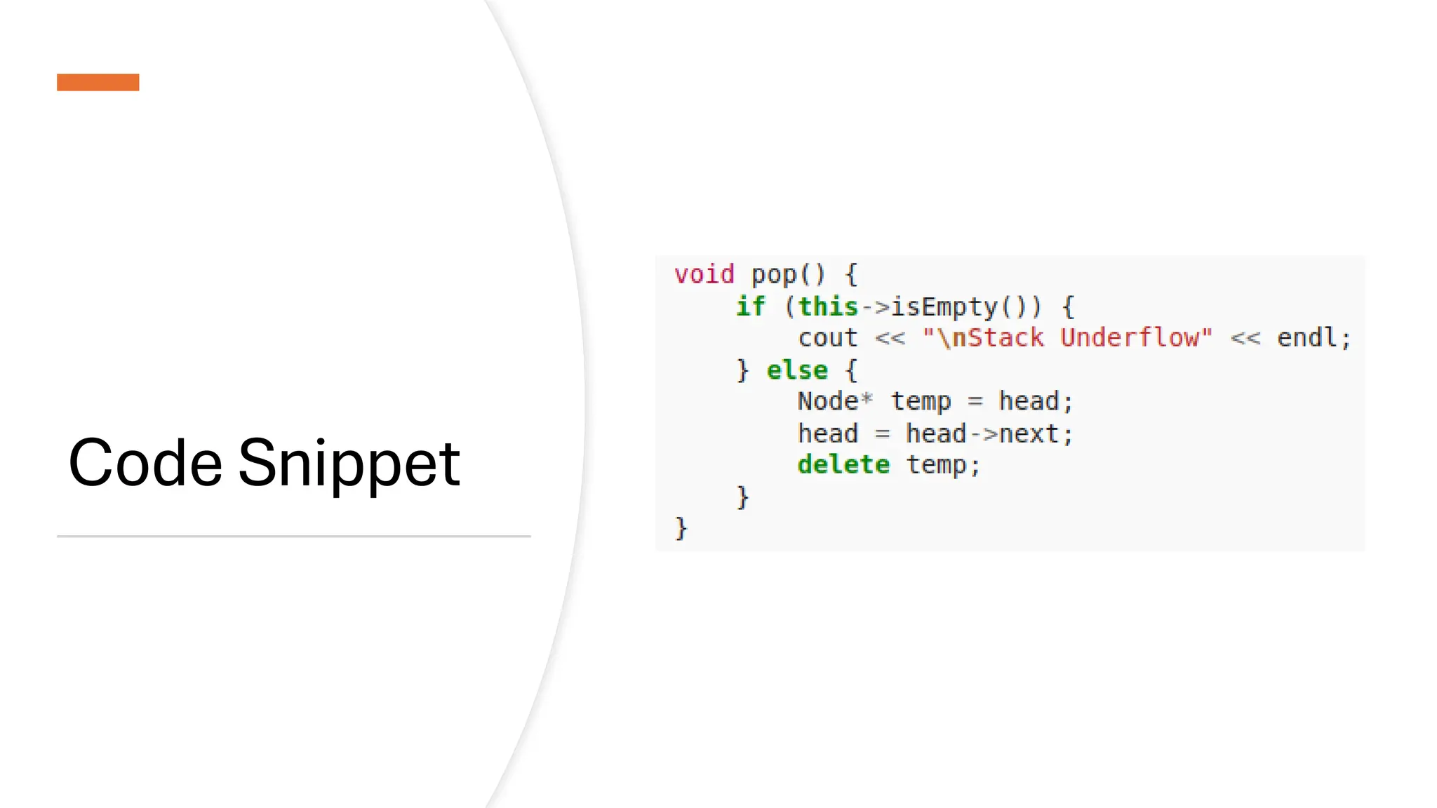 Code Snippet 