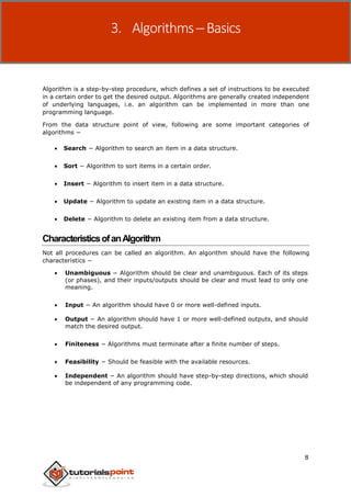 Data structures algorithms_tutorial | PDF