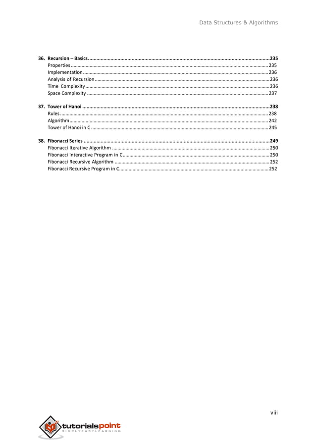 Data structures algorithms_tutorial | PDF