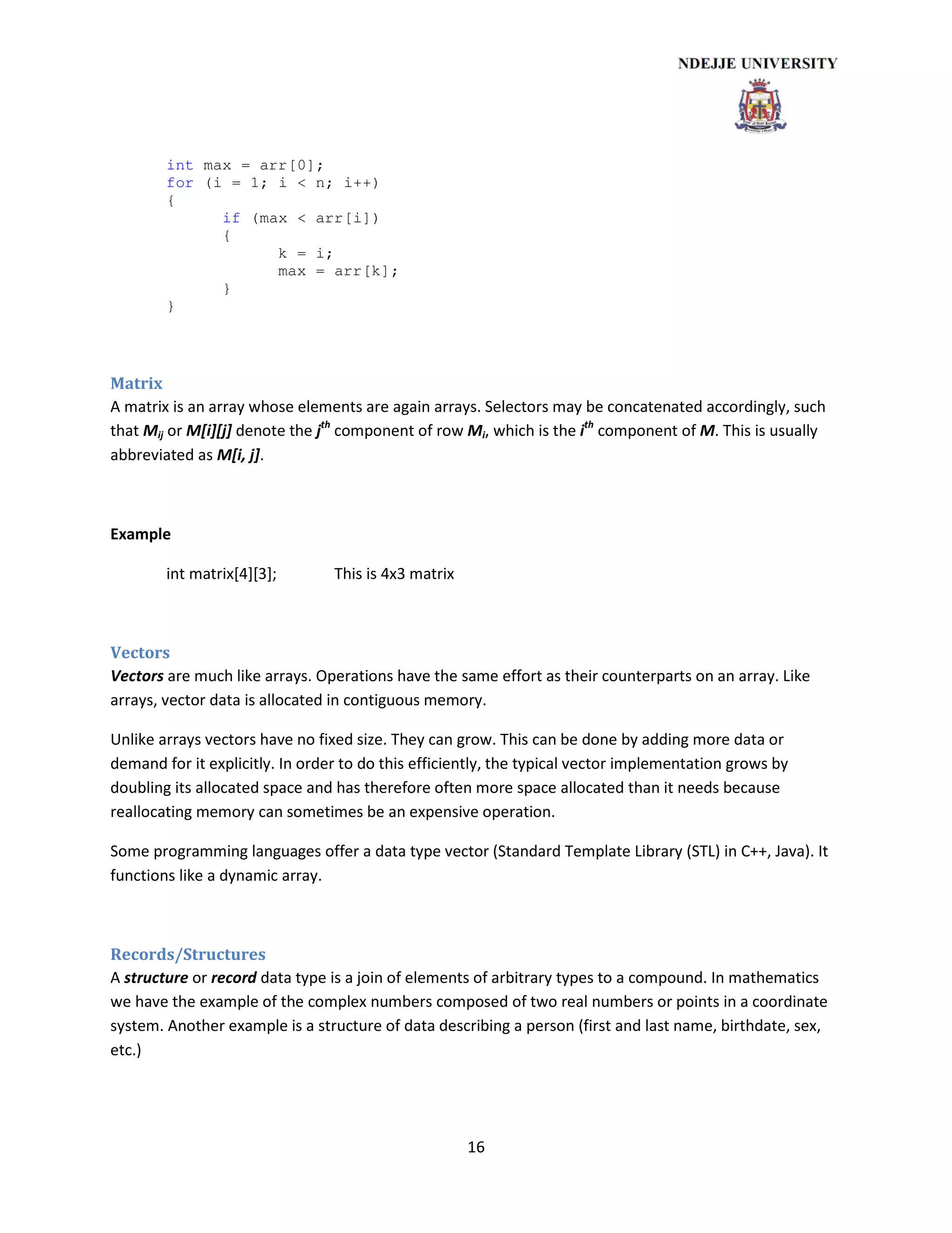 Data structures and algorithm | PDF