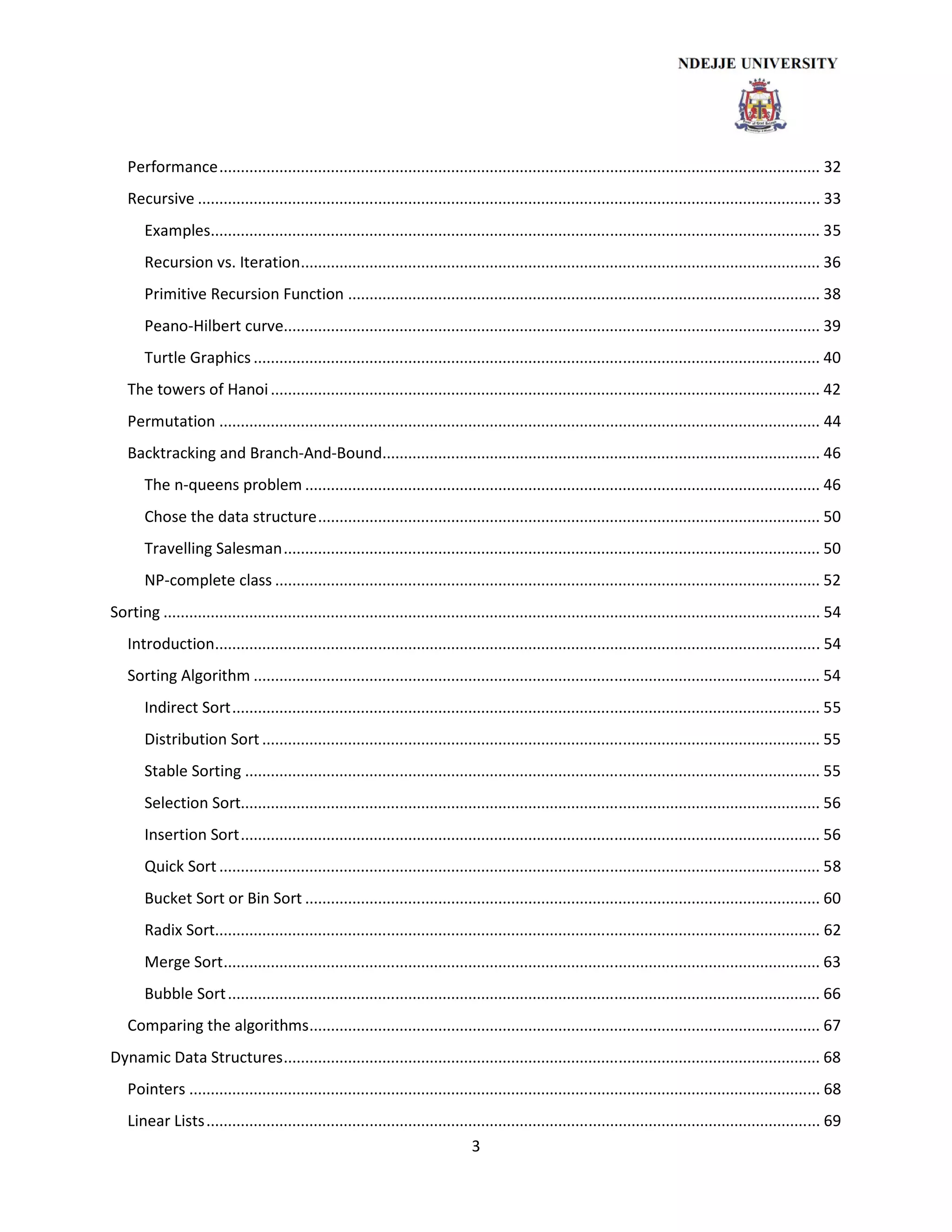 Data structures and algorithm | PDF