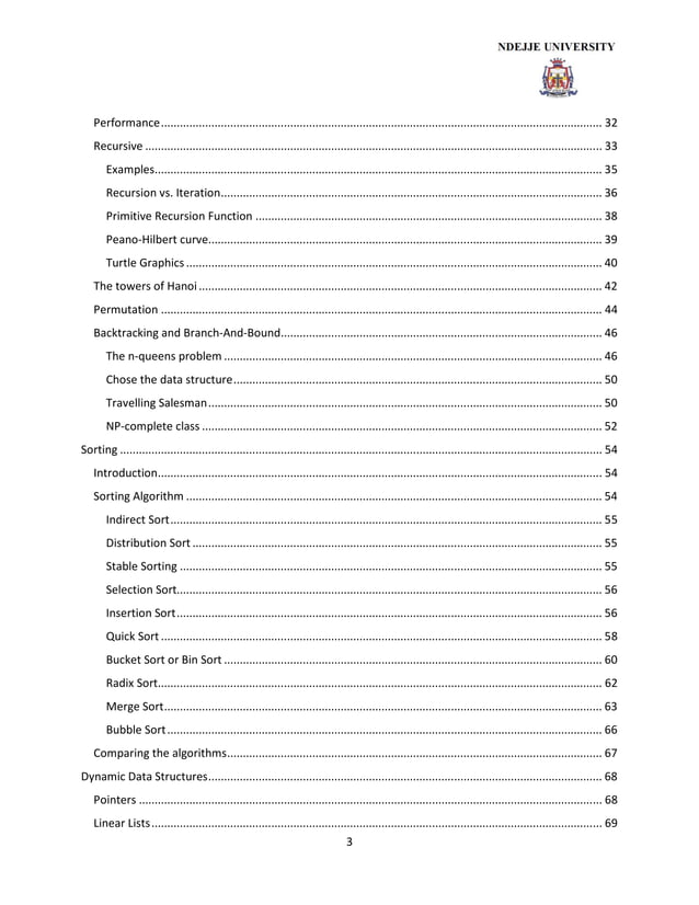 Data structures and algorithm | PDF