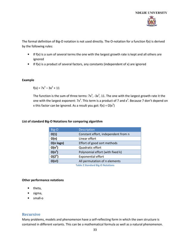 Data structures and algorithm | PDF