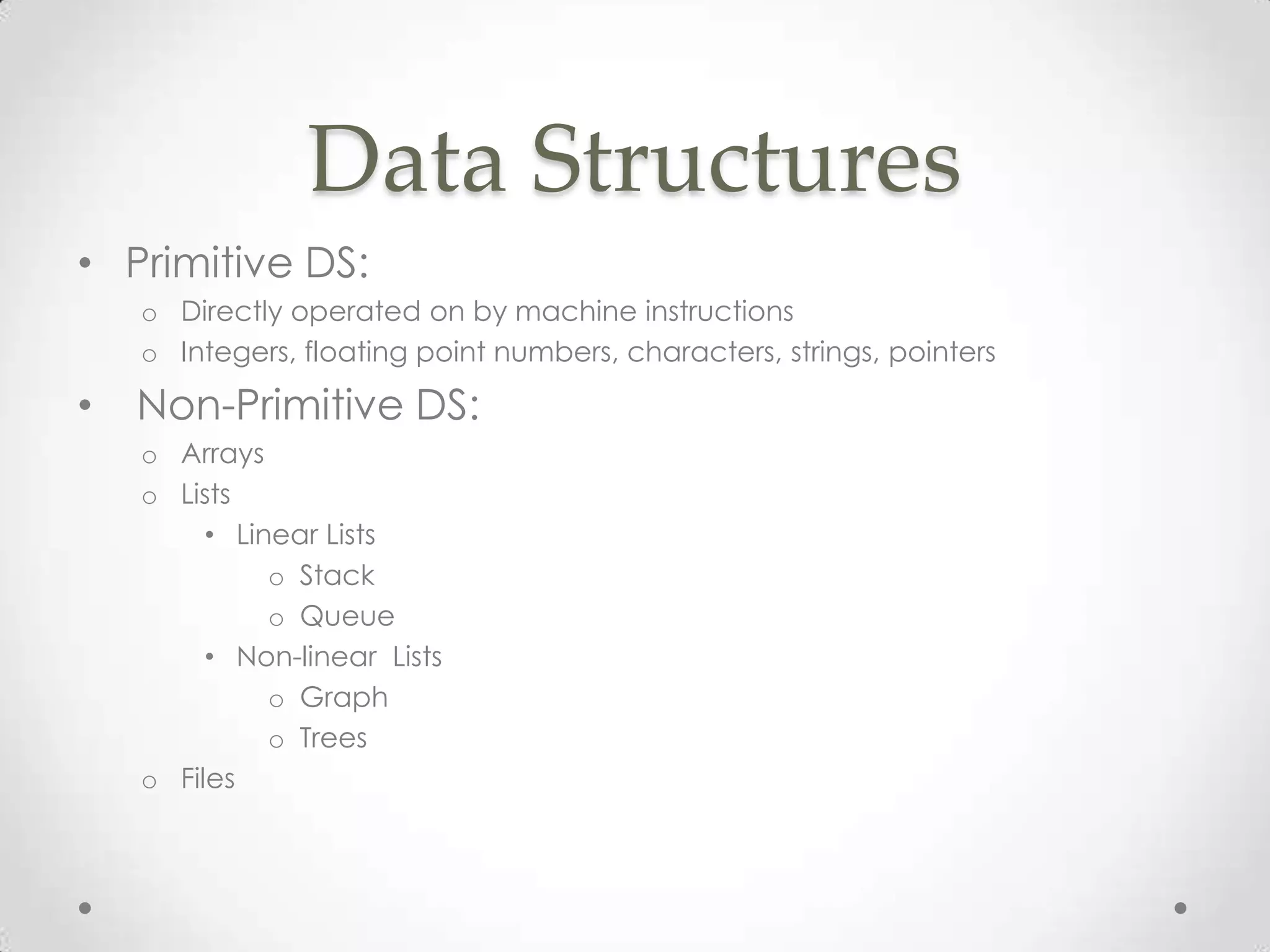 Data structures and algorithms | PPT