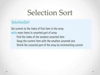 Selection Sort

 