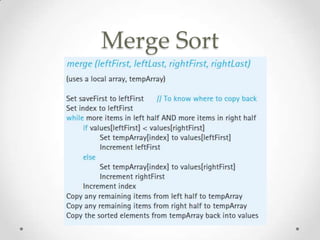 Merge Sort

 