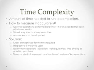 Data structures and algorithms | PPT