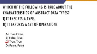 Data structures and algorithms | PPT