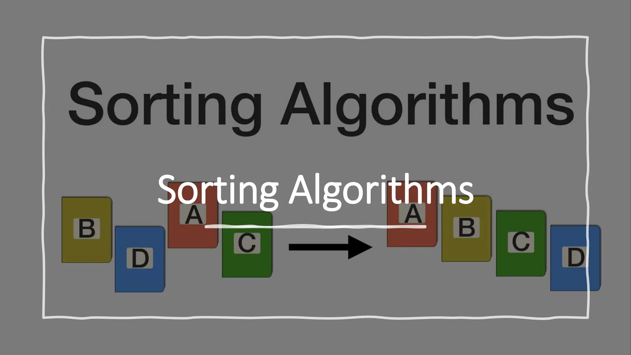 Sorting Algorithms 