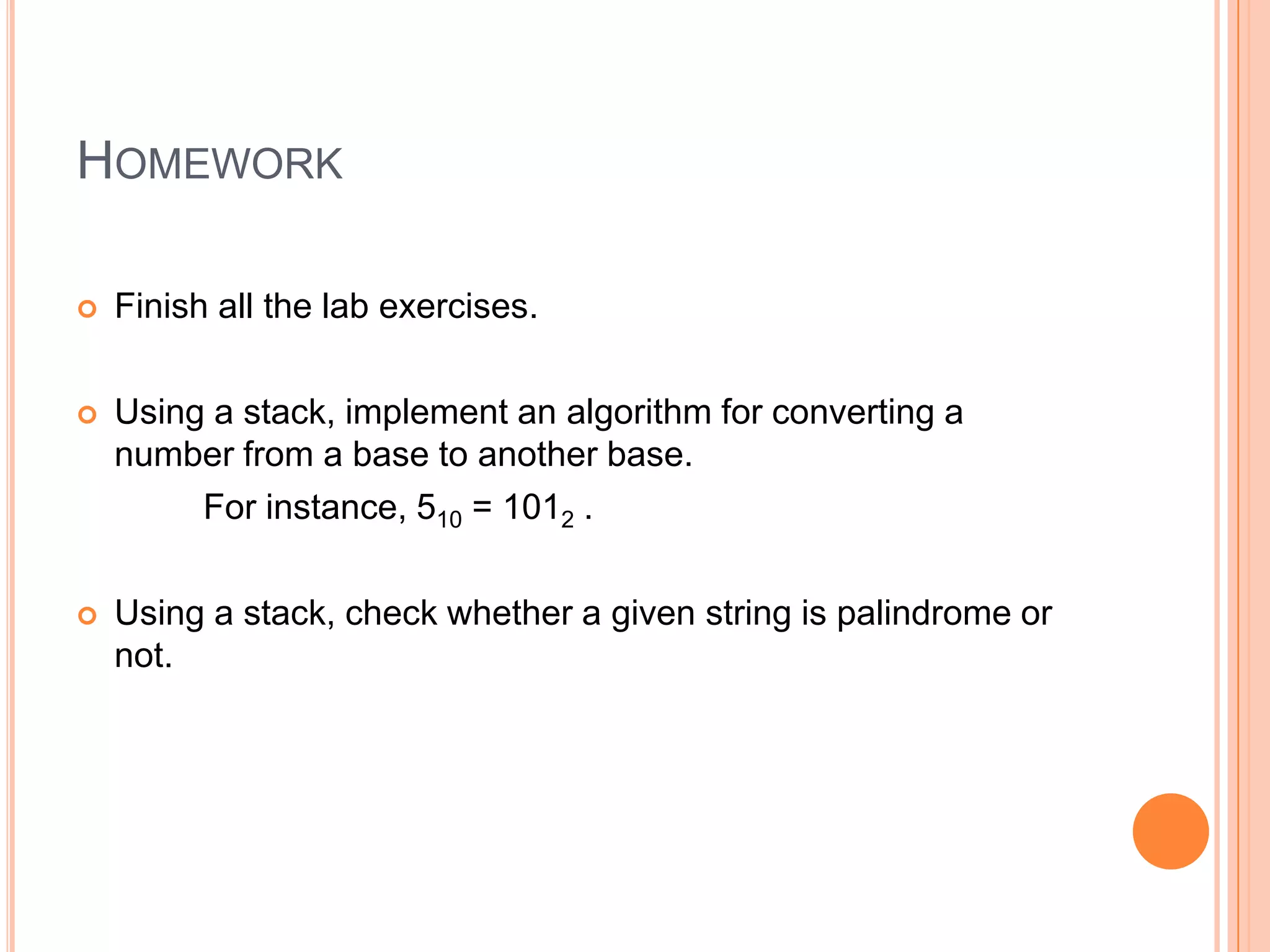 Data Structures And Algorithms Lab3 Ppt Data Structures And Algorithms Lab3 Ppt