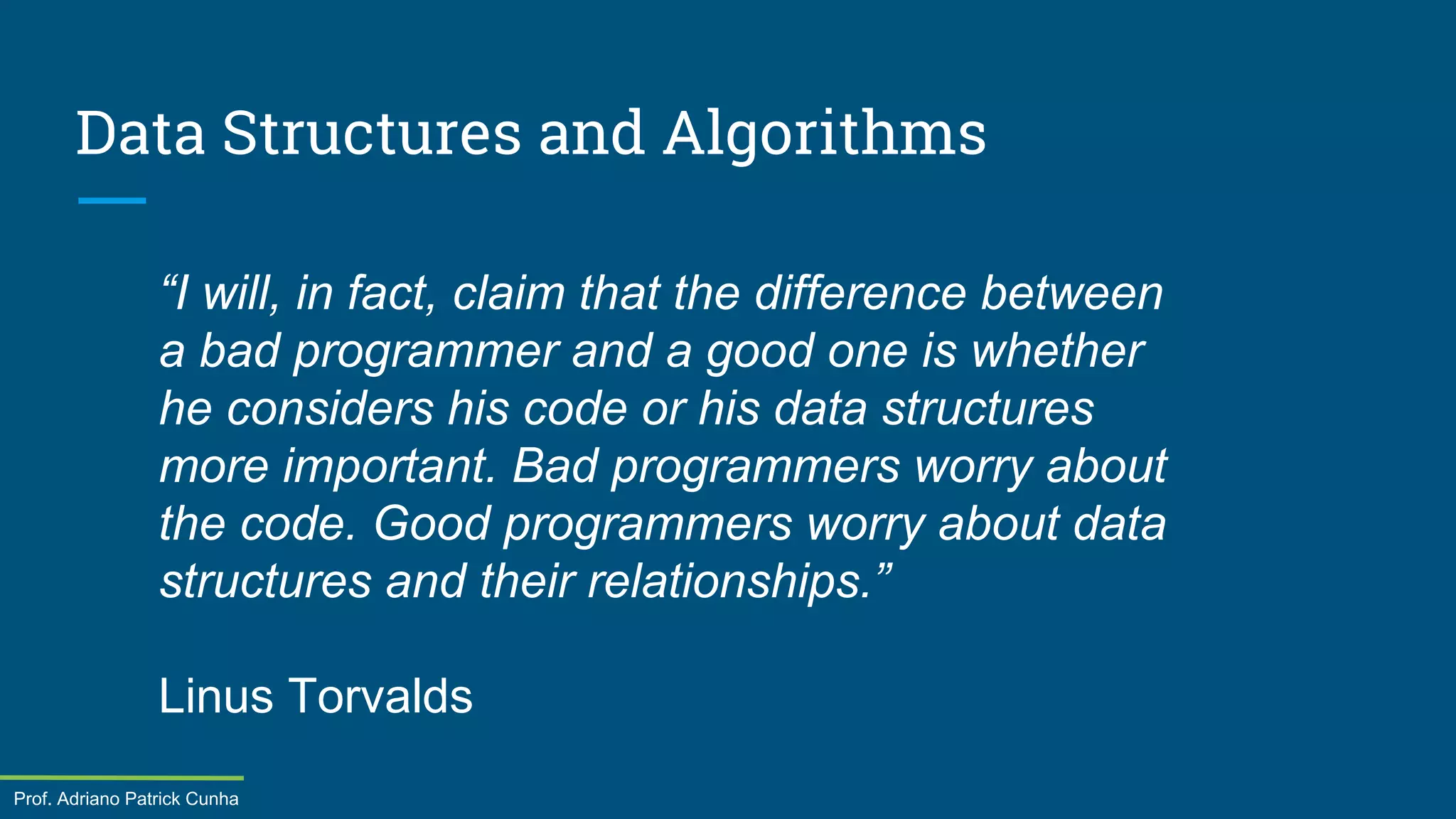 Data structures and algorithms | PPT