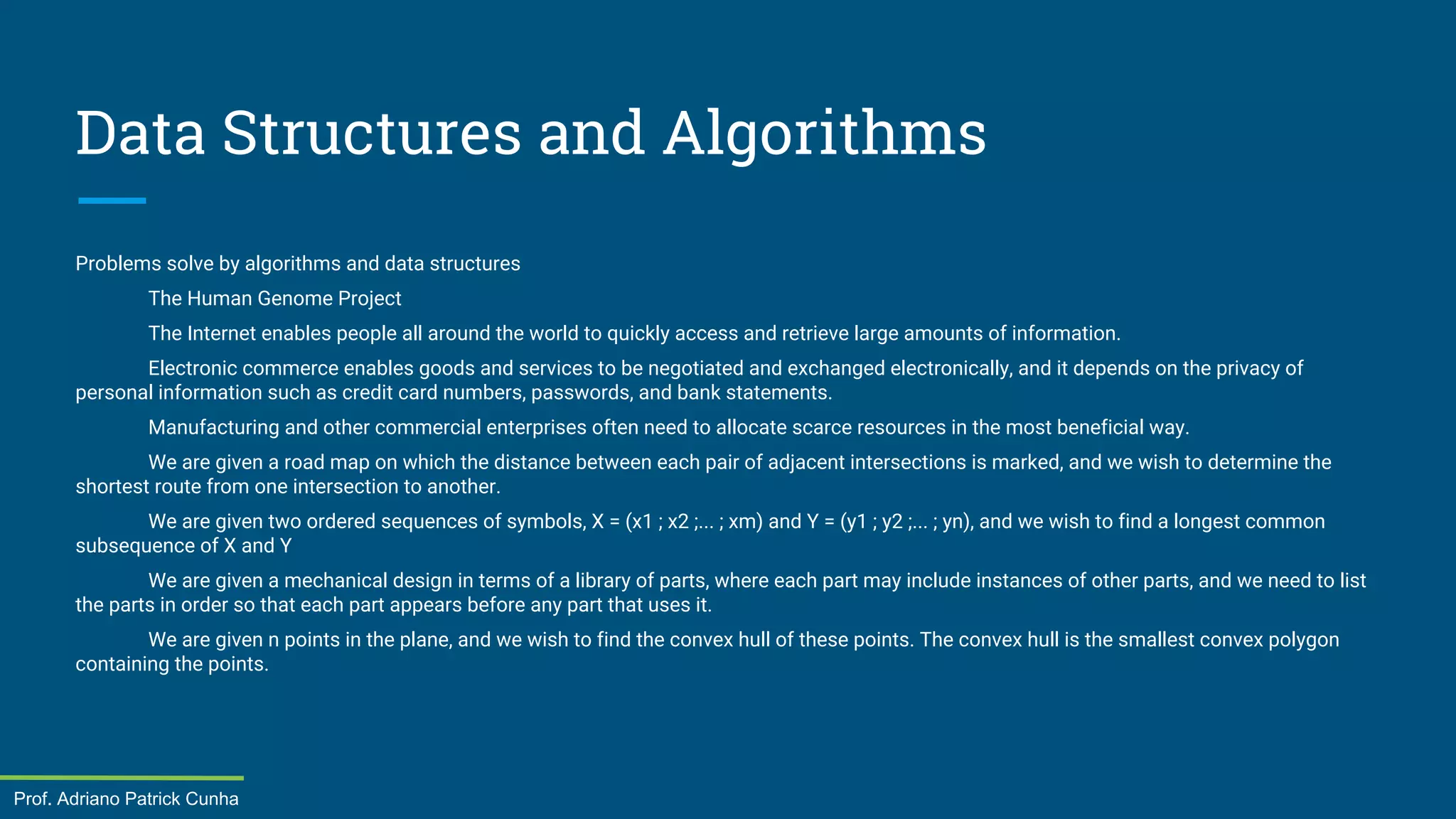 Data structures and algorithms | PPT