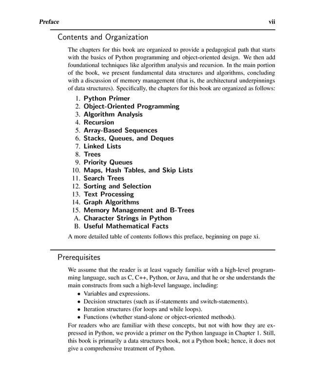 Data structures and Algorithms in Python.pdf image.