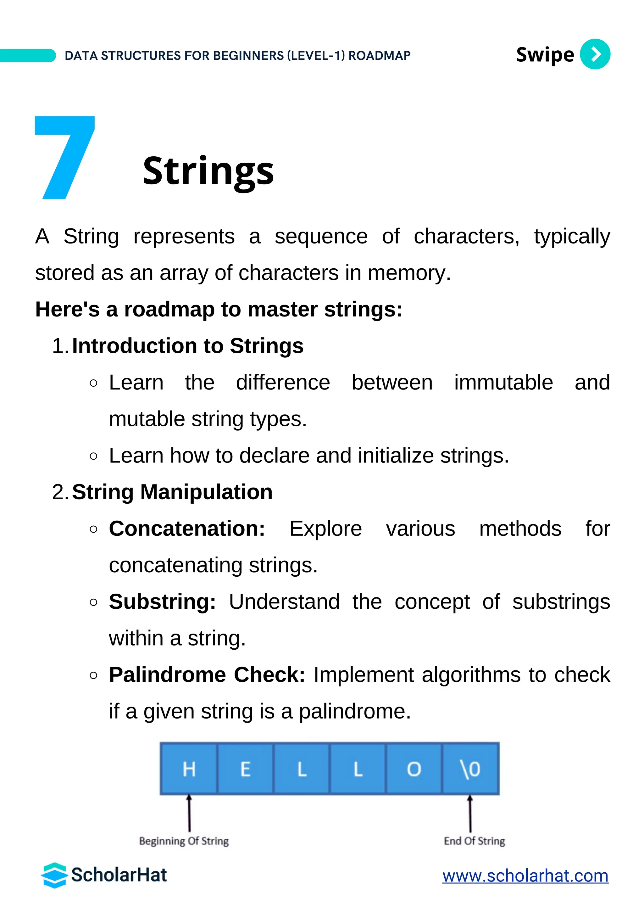 Data Structures And Algorithms Roadmap For Beginners By Scholarhat Pdf