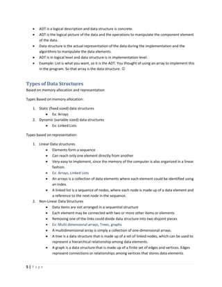 Data structures and algorithms short note (version 14).pd