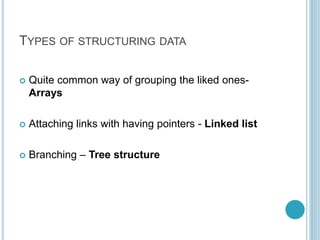 Data structures and Big O notation | PPTX