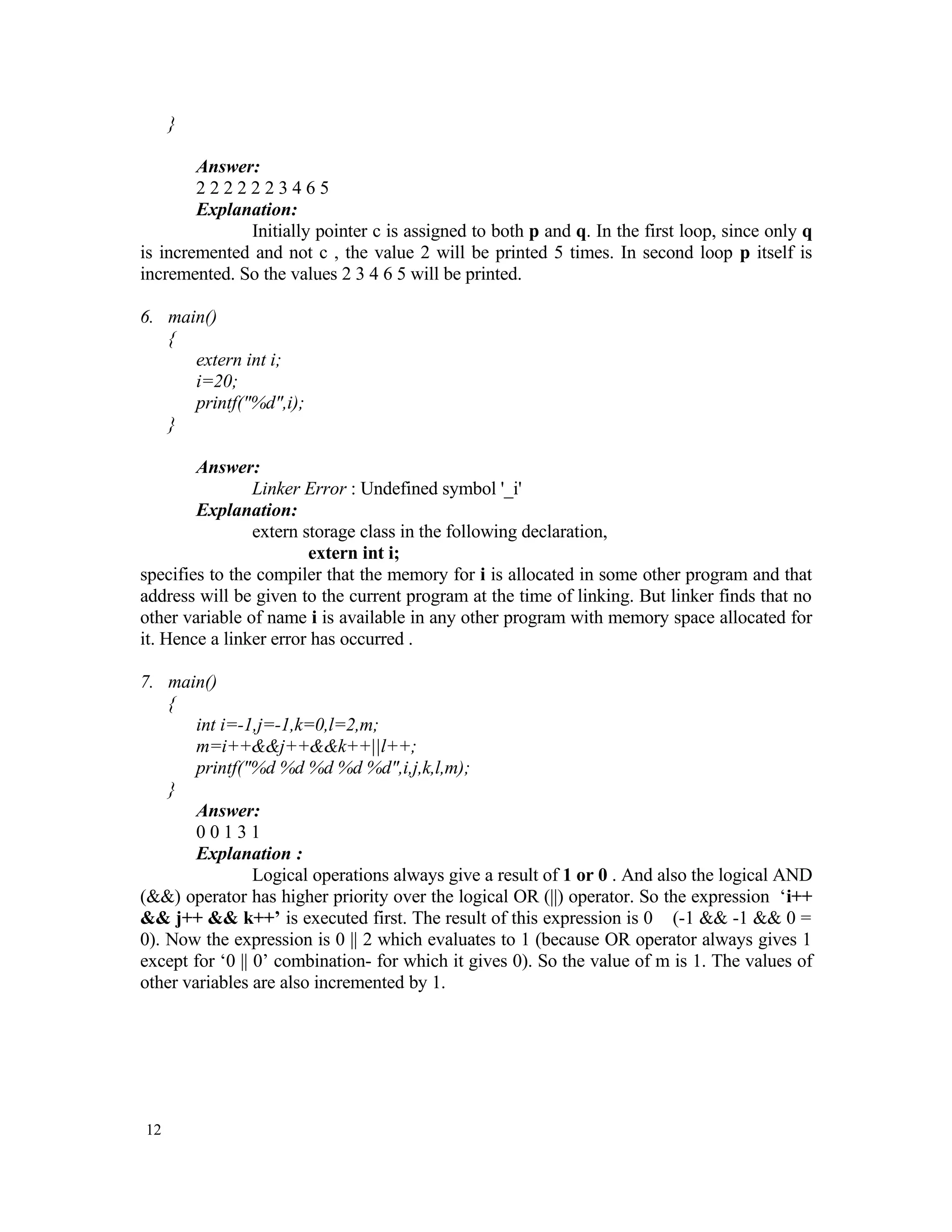 Data Structures Aptitude