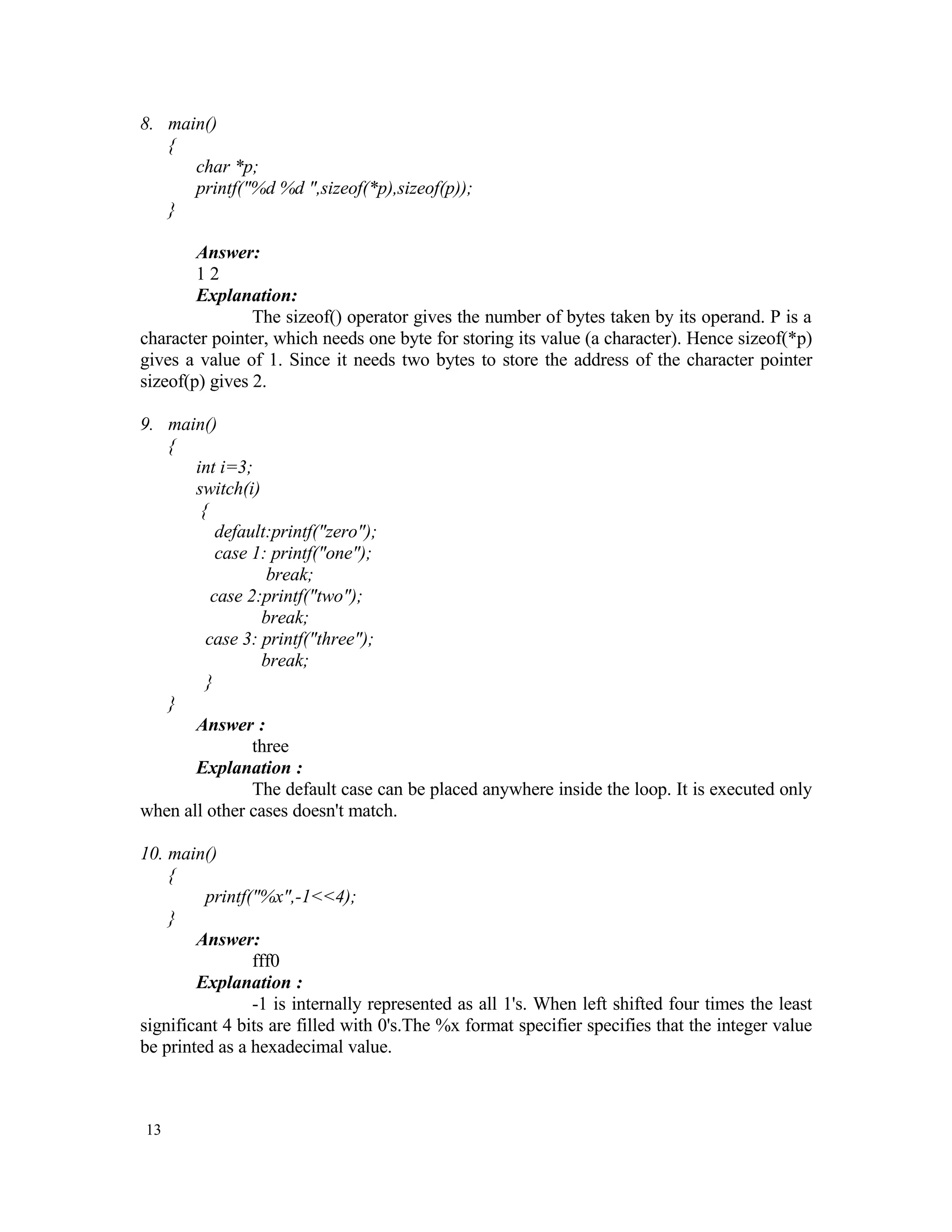 Data Structures Aptitude