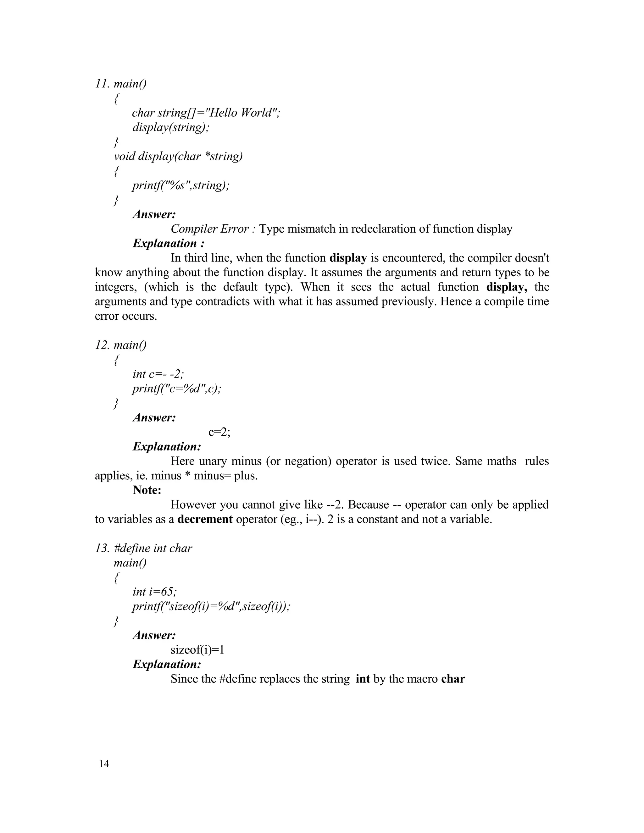 Data Structures Aptitude