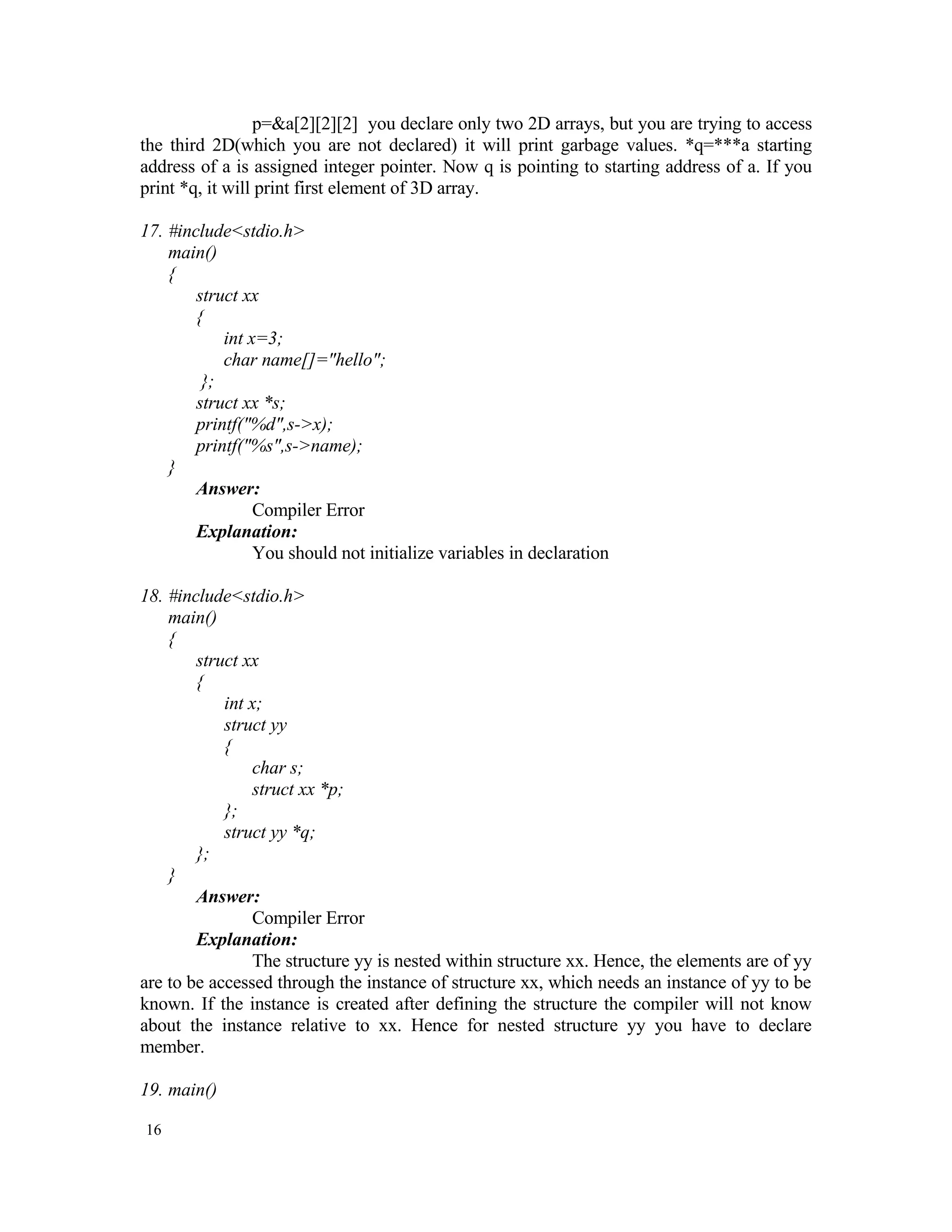 Data Structures Aptitude