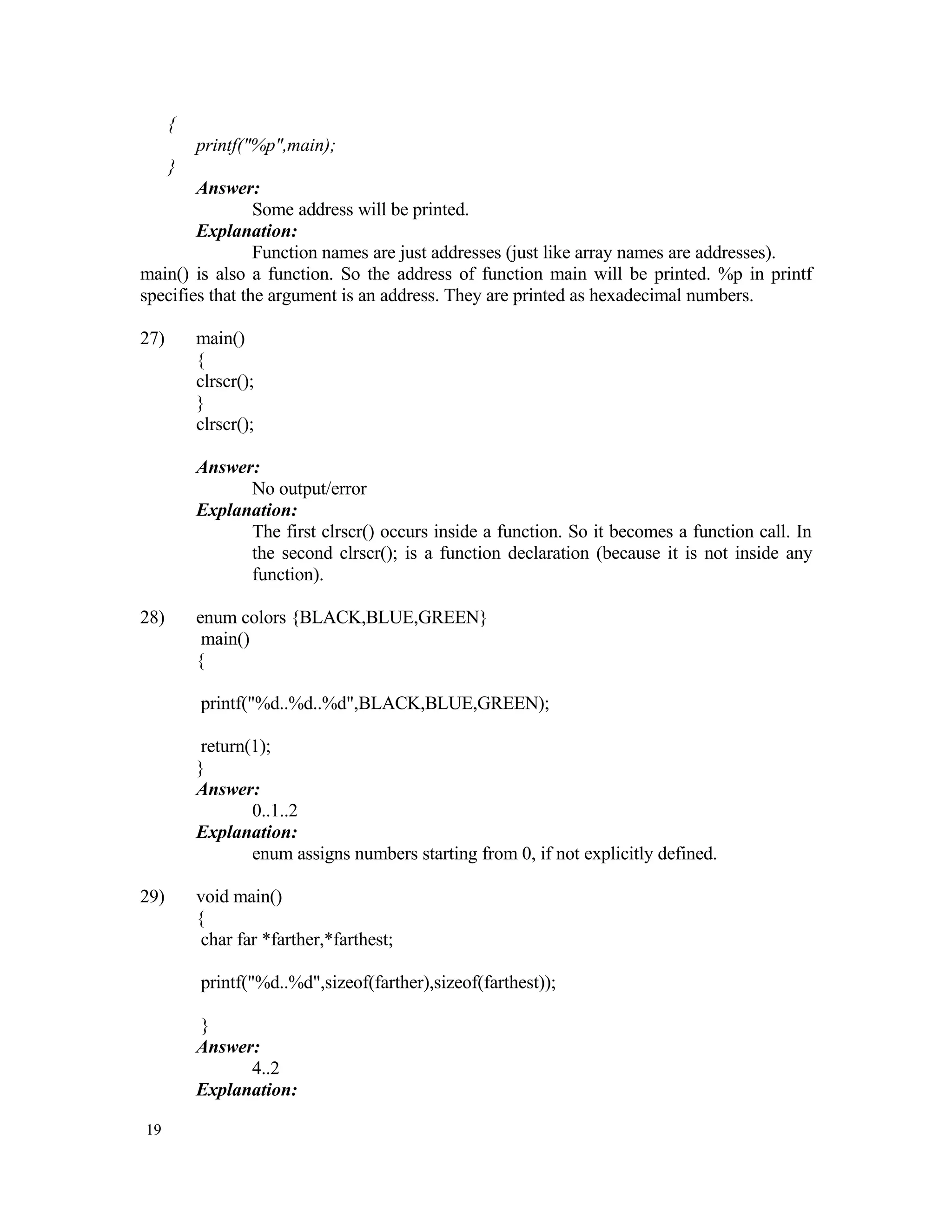 Data Structures Aptitude