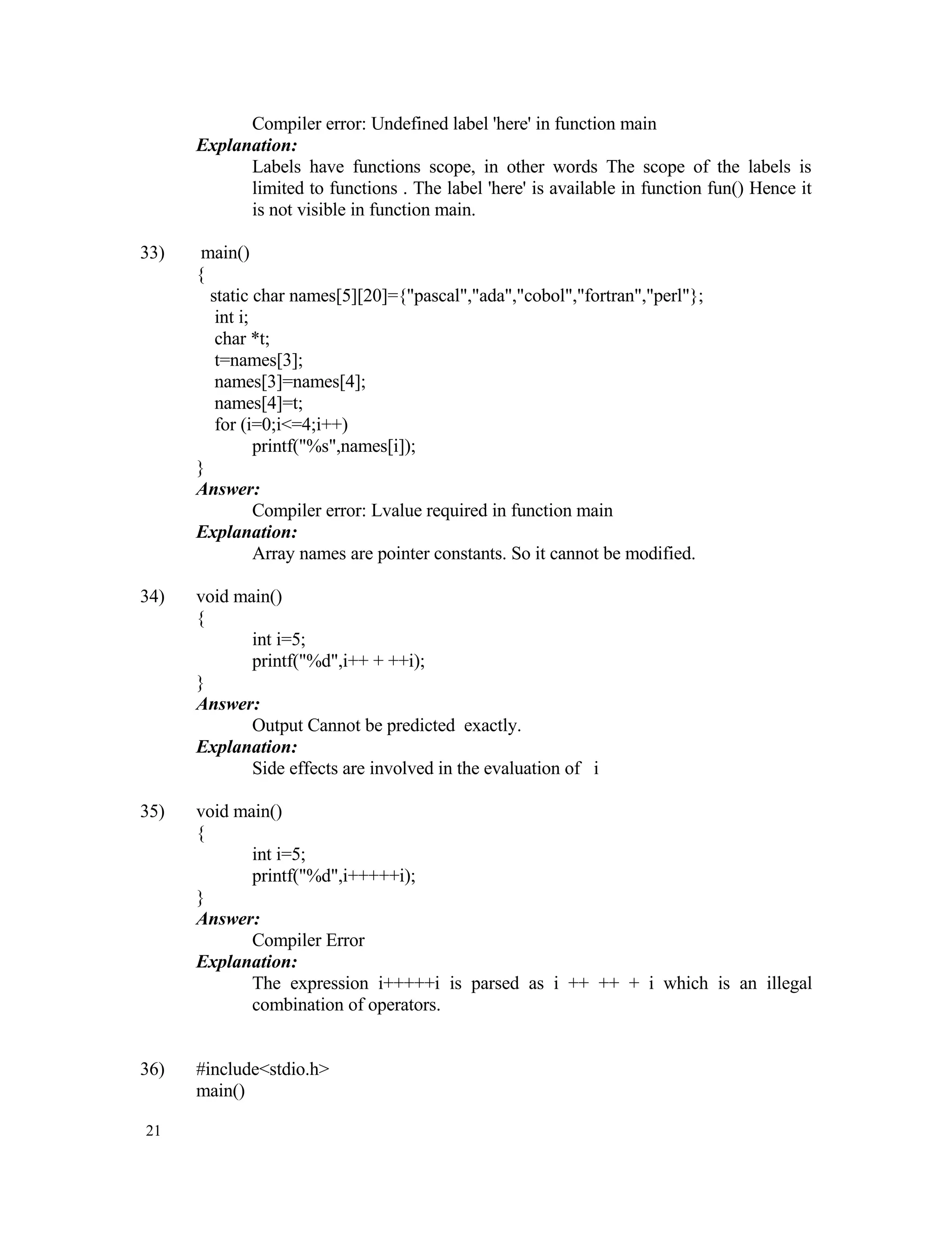 Data Structures Aptitude