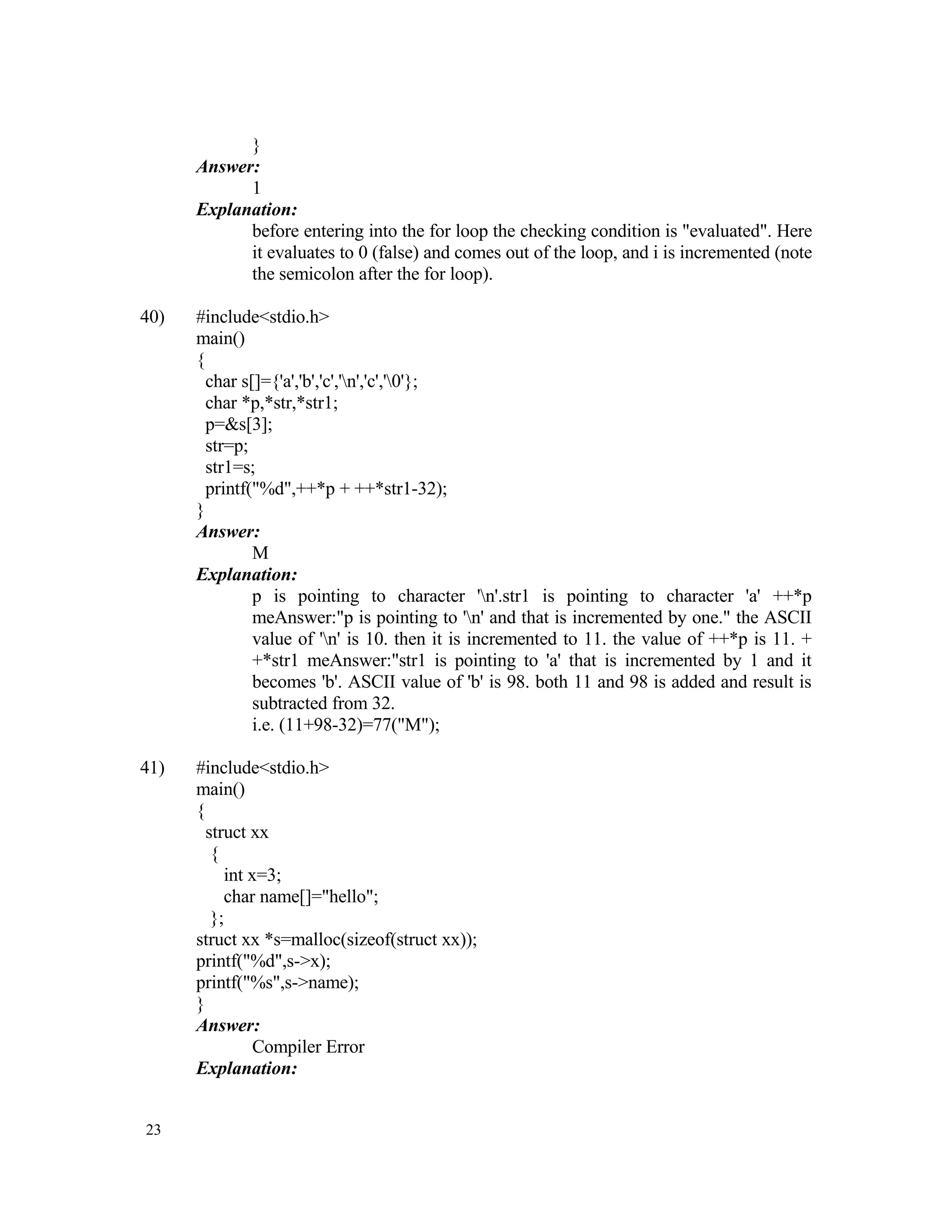 Data Structures Aptitude