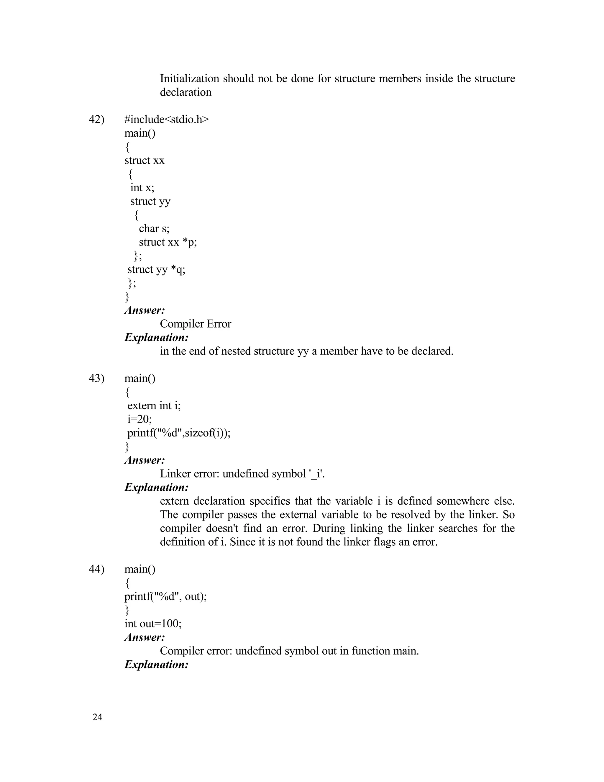 Data Structures Aptitude