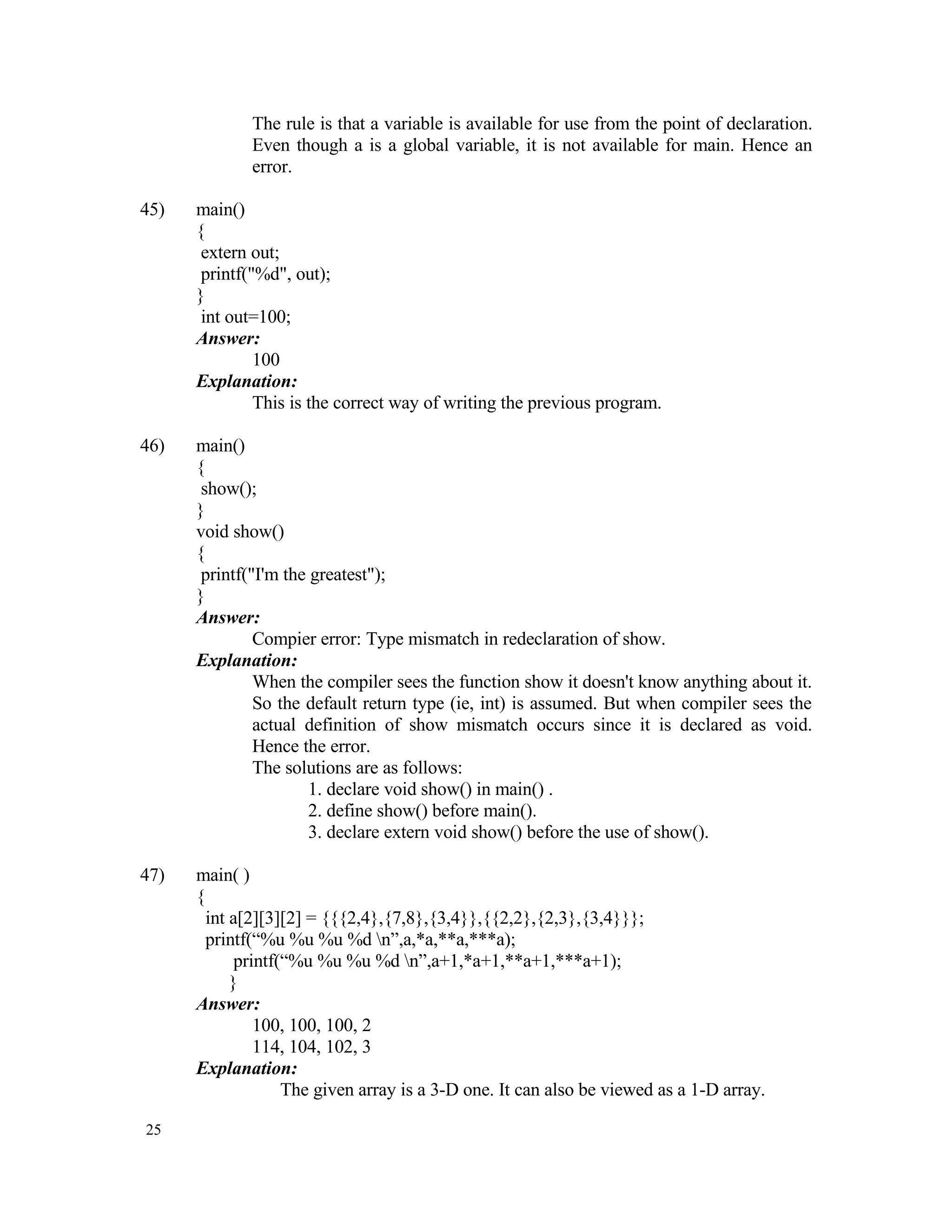 Data Structures Aptitude