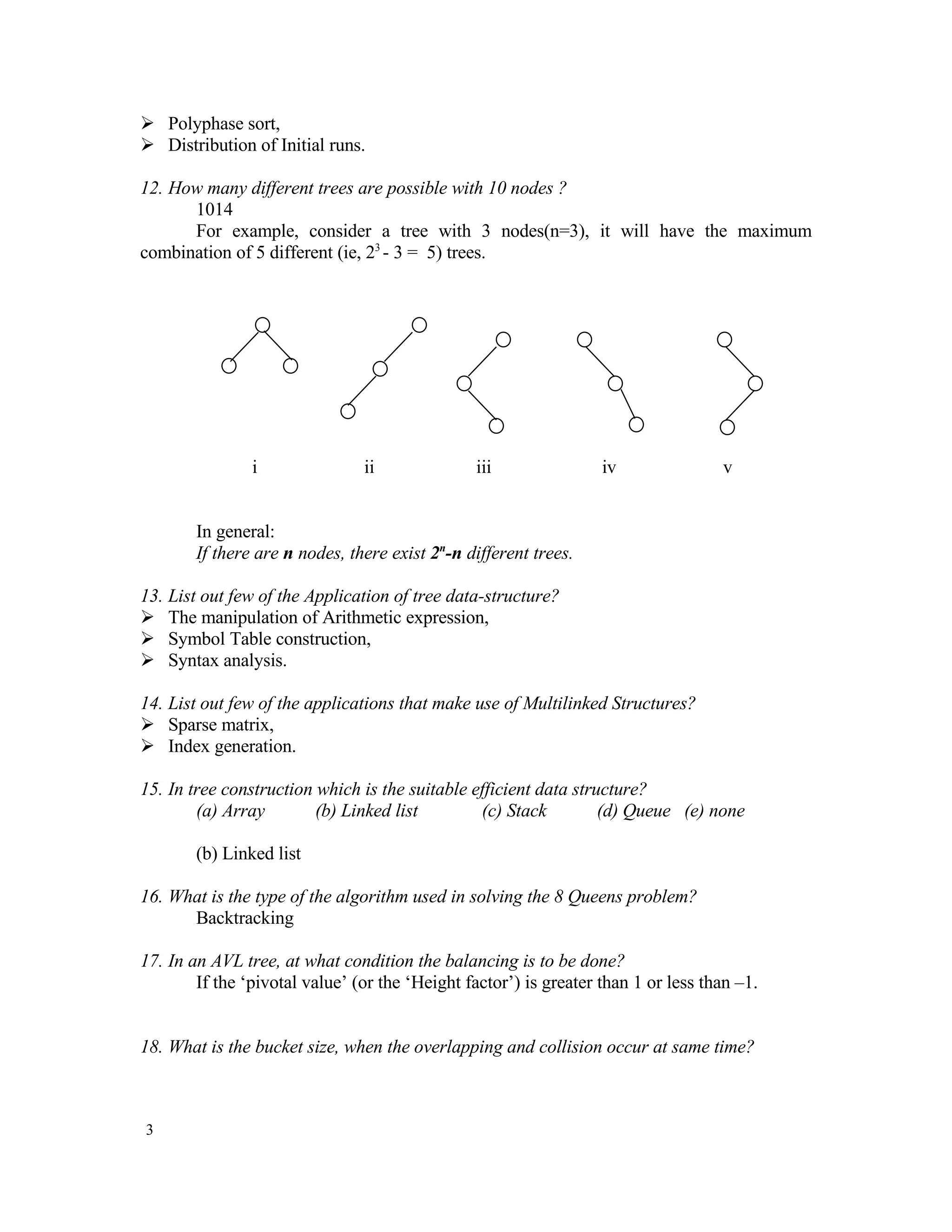 Data Structures Aptitude