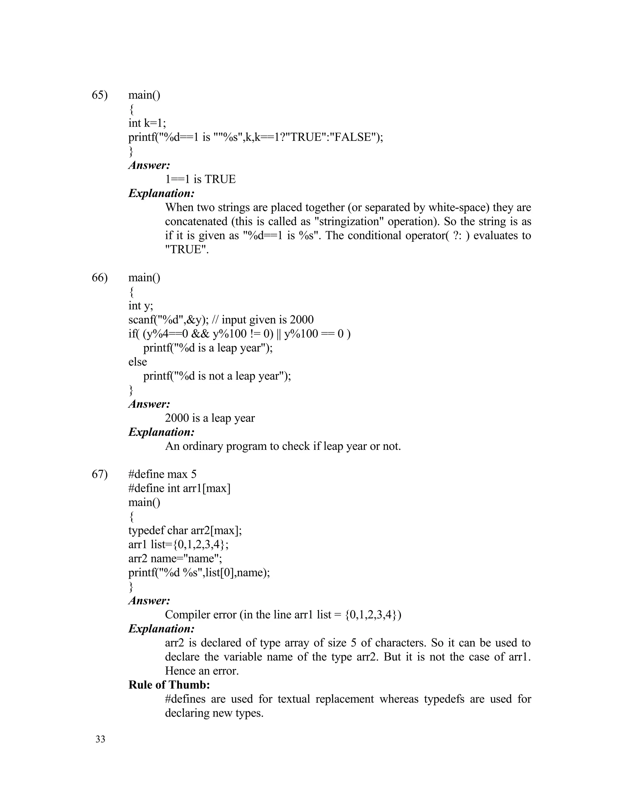Data Structures Aptitude