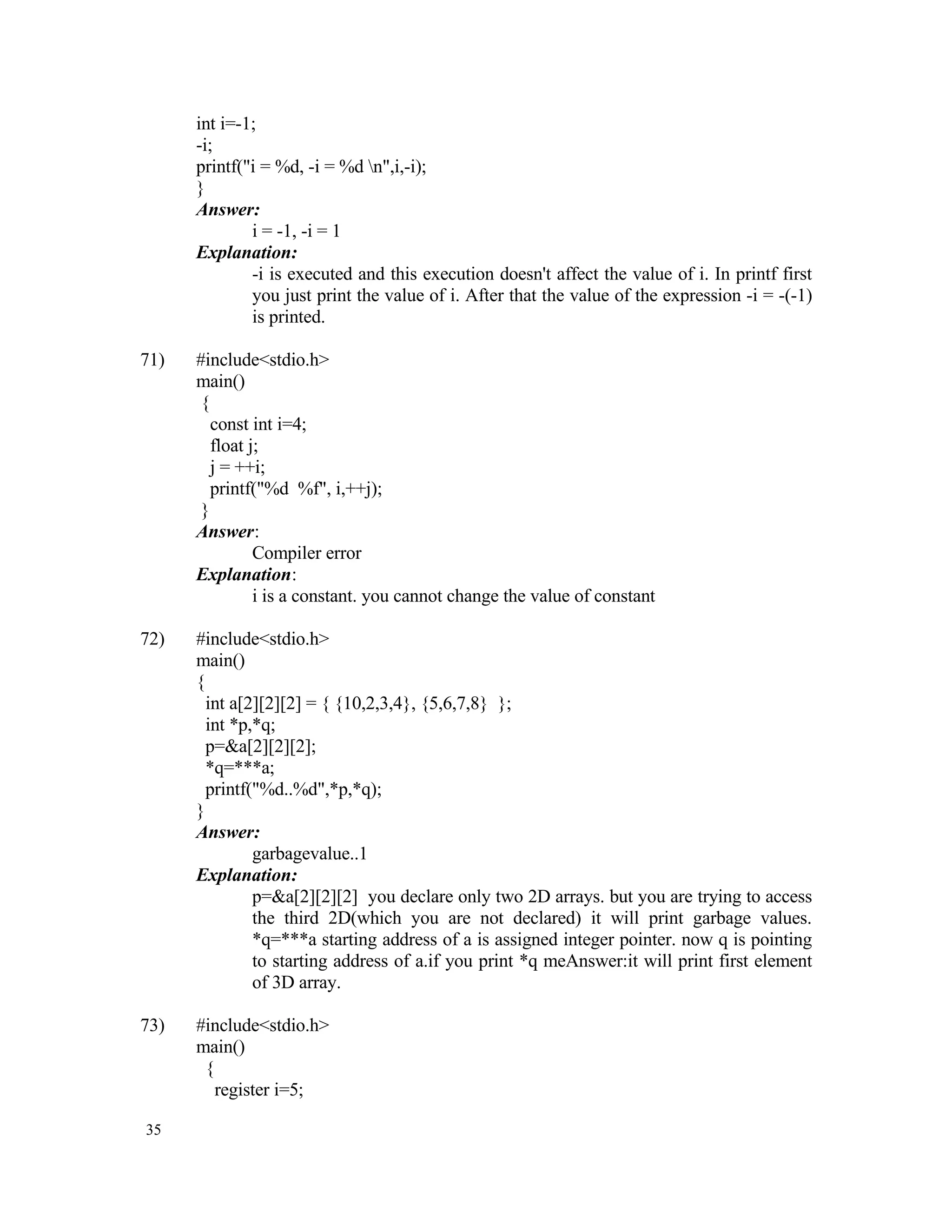 Data Structures Aptitude