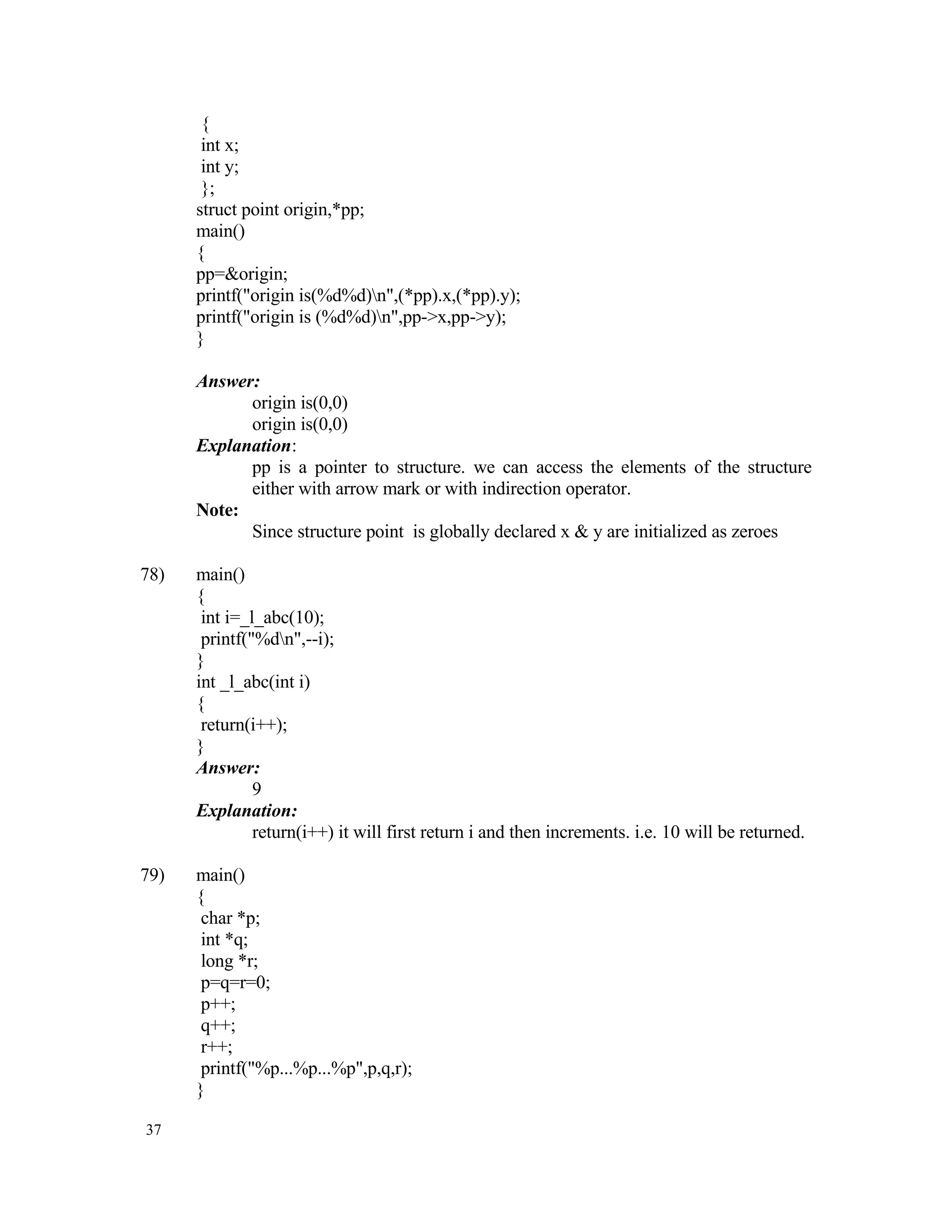 Data Structures Aptitude