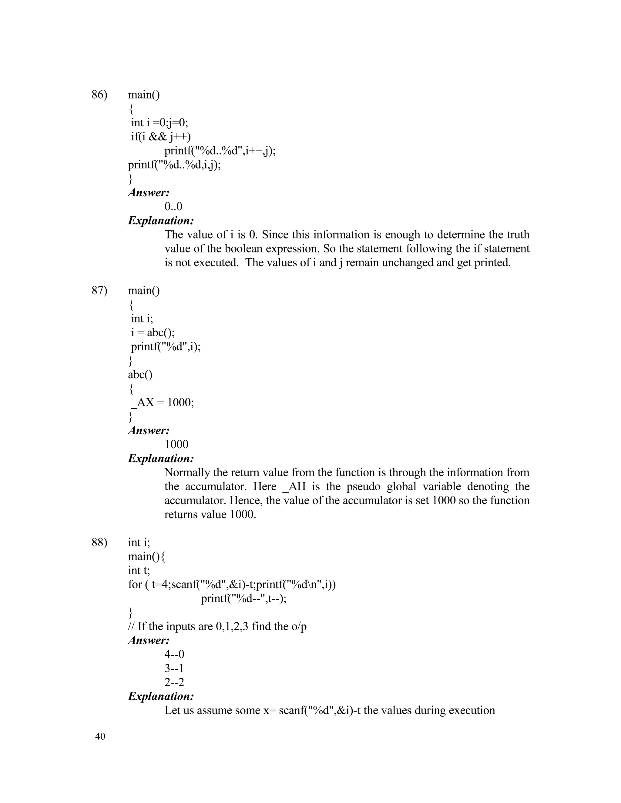Data Structures Aptitude