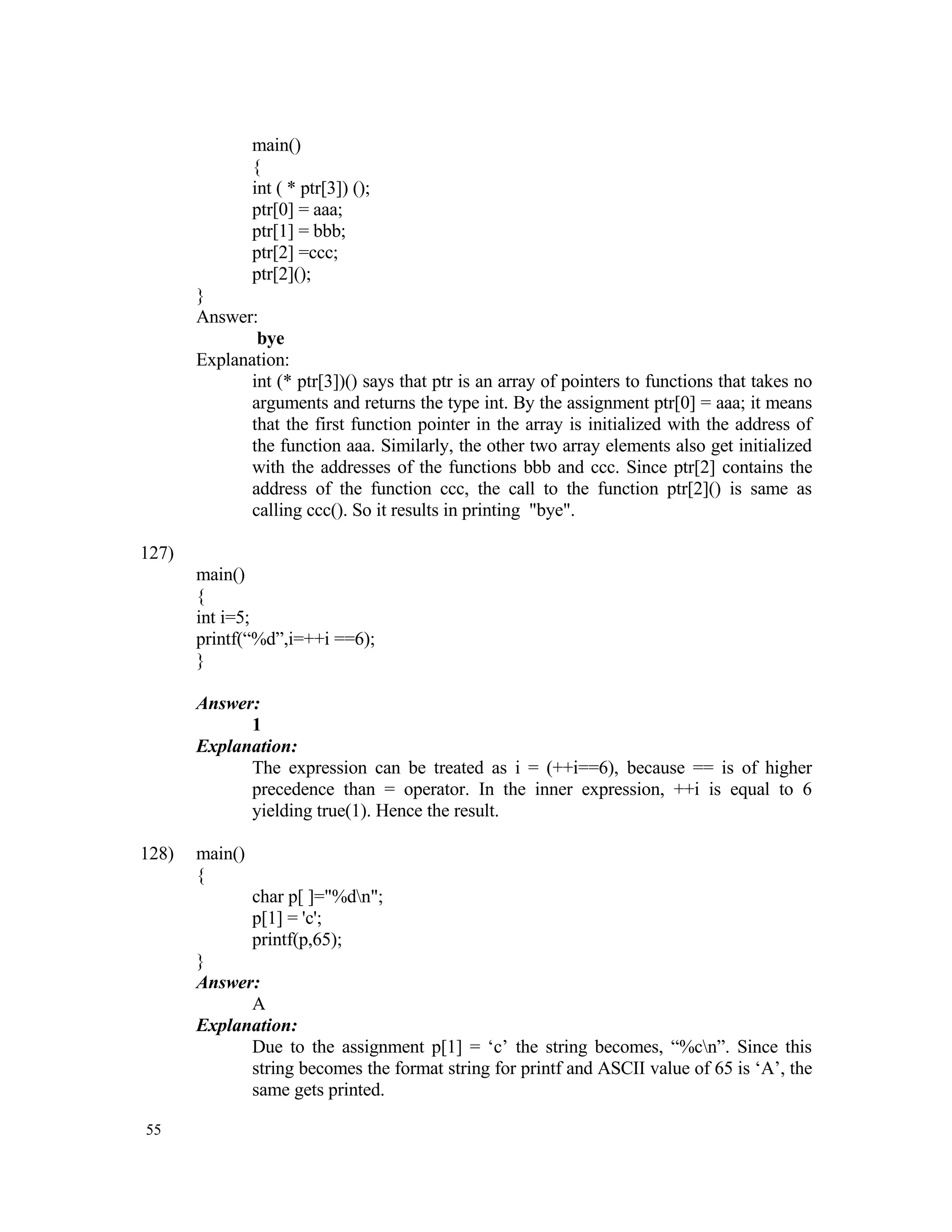 Data Structures Aptitude