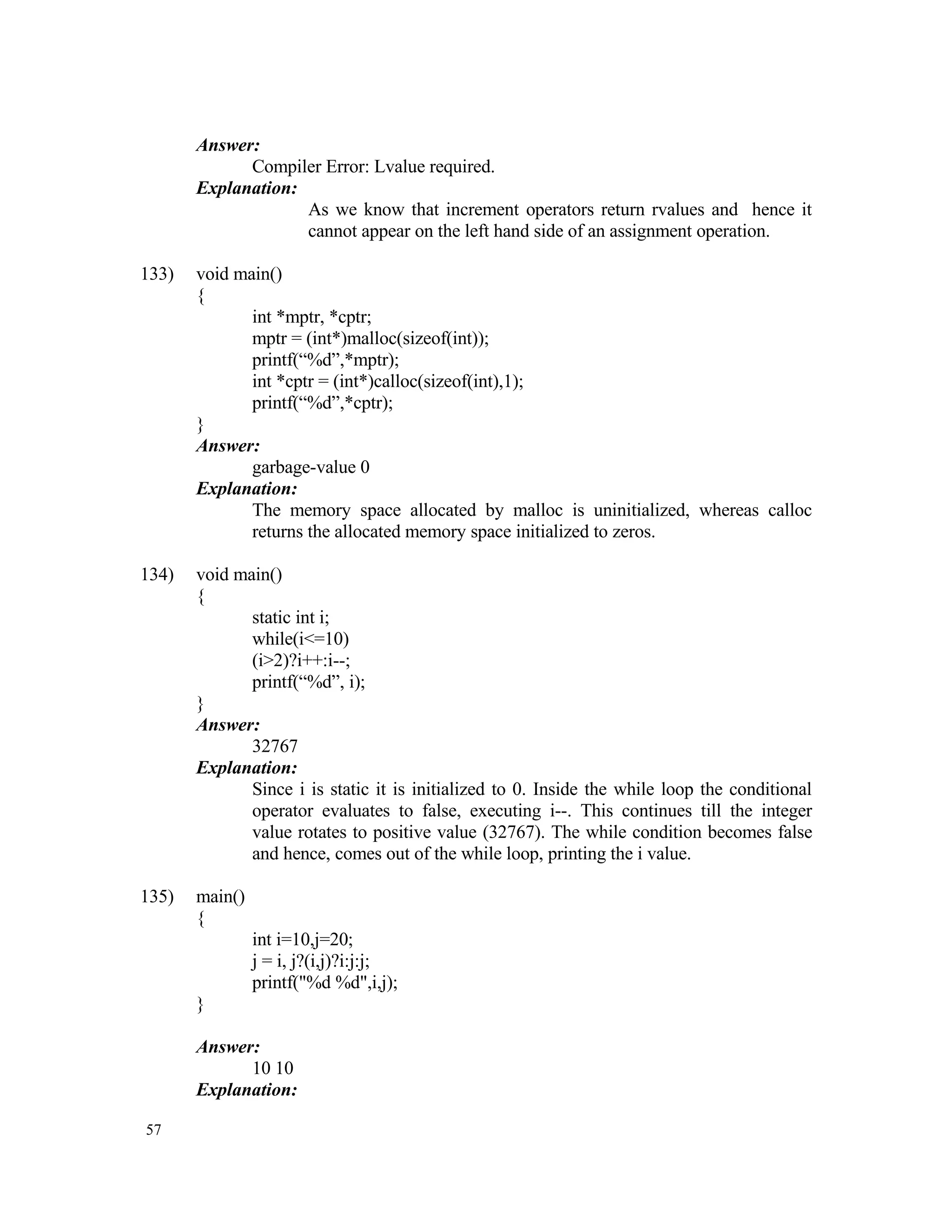 Data Structures Aptitude