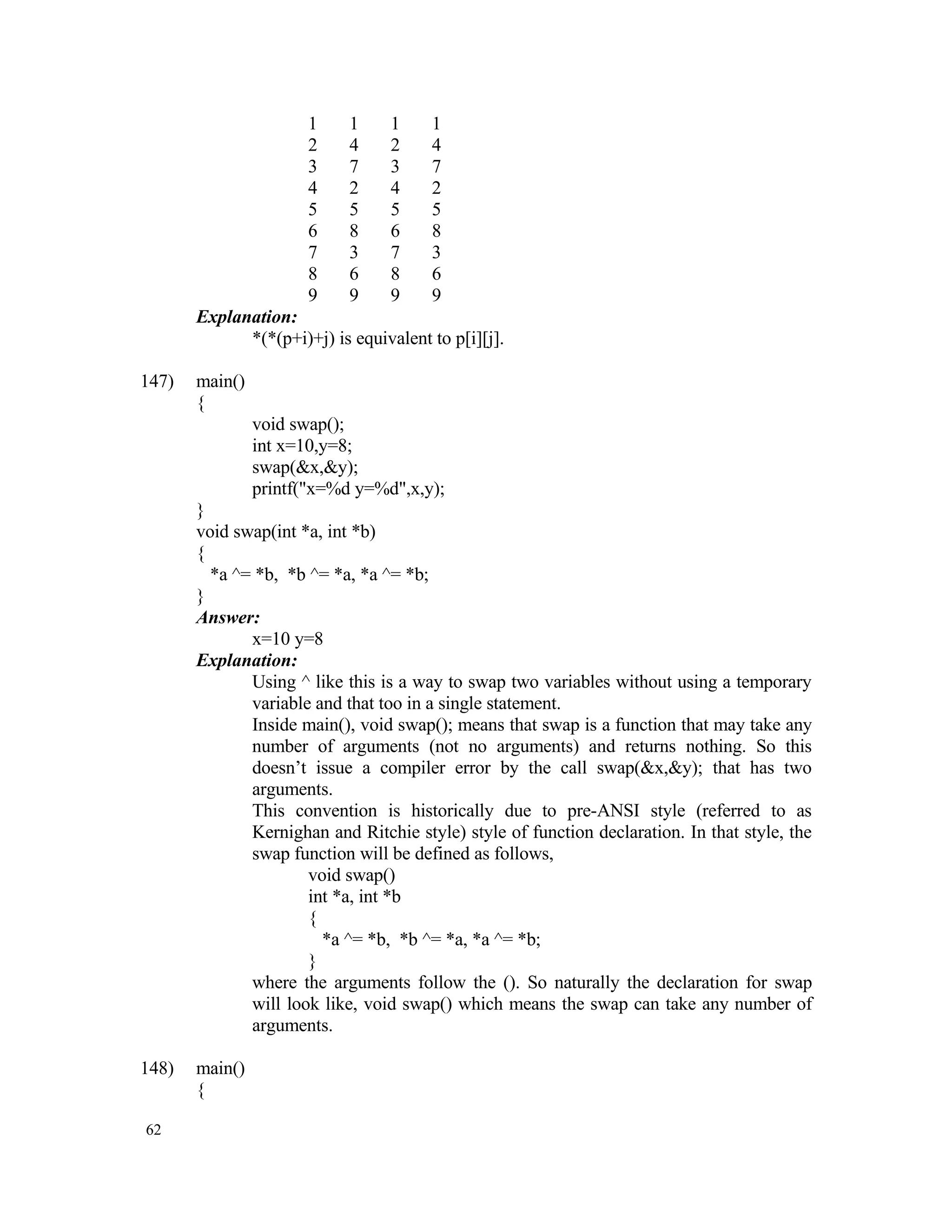Data Structures Aptitude