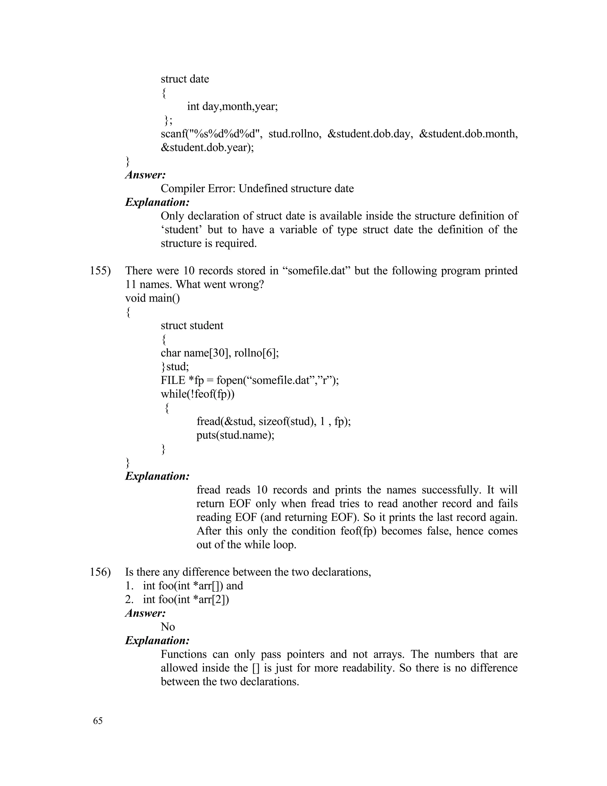 Data Structures Aptitude