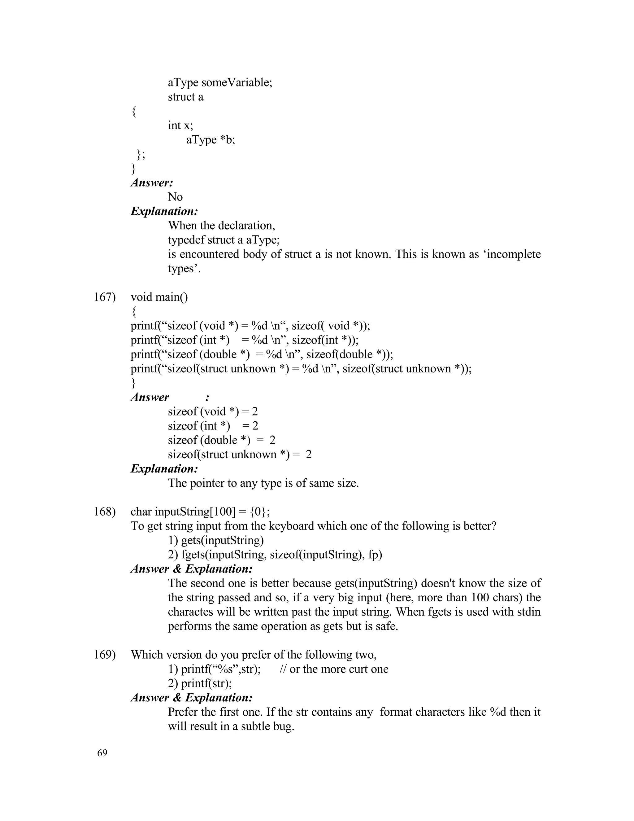 Data Structures Aptitude