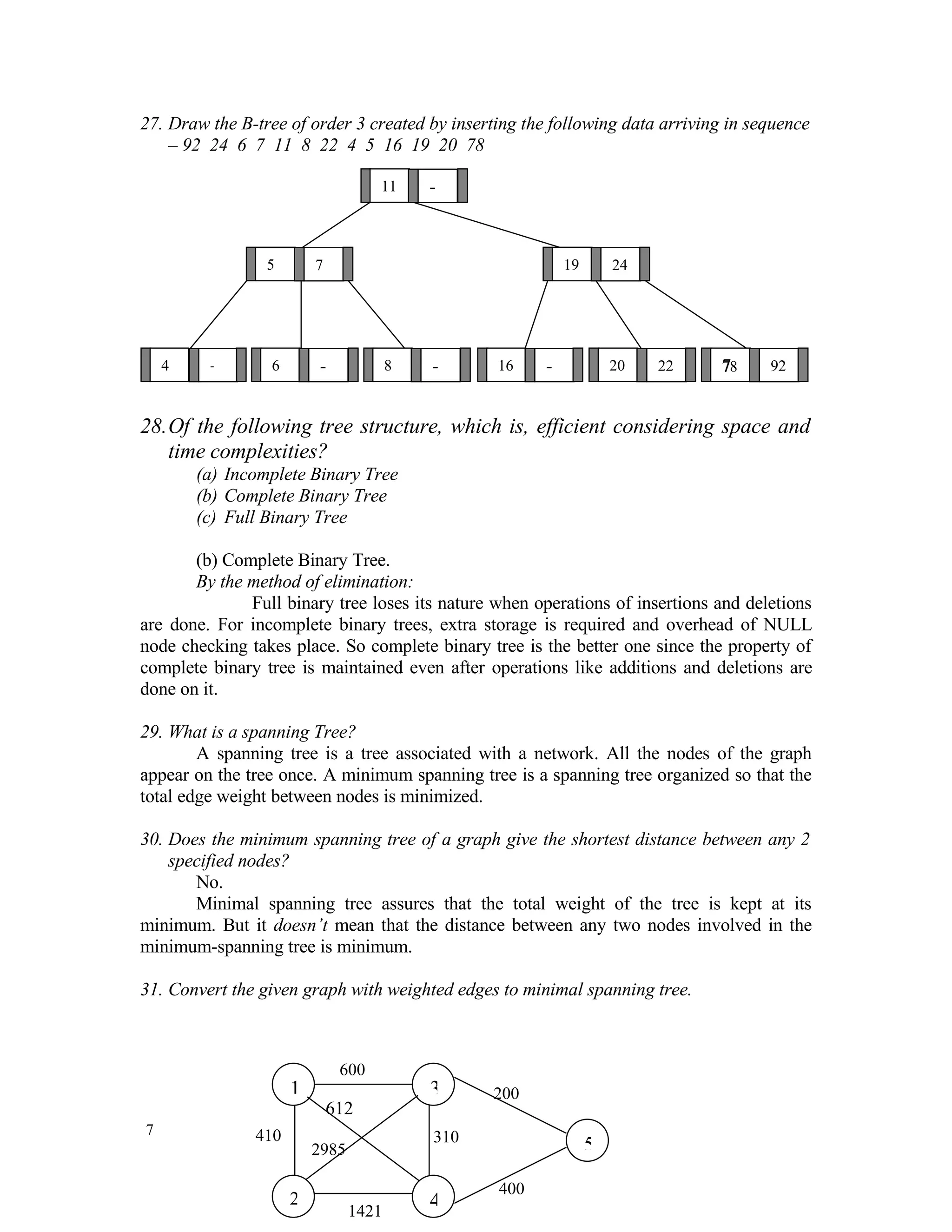 Data Structures Aptitude