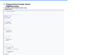 queue implementation using array | c code for queue... data_structures_c_programming_.pptx,ASRA | PPTX