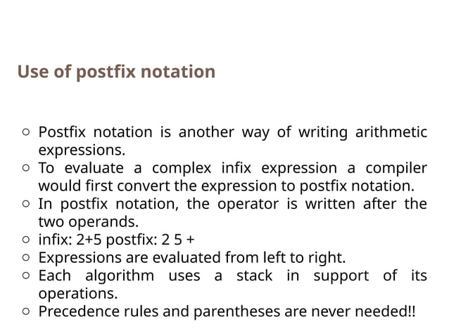 Data structures (Infix, Prefix and Postfix notations).pptx