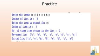 Practice
 