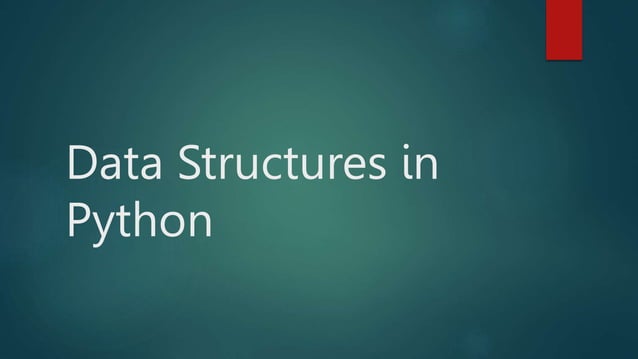 Data Structures in Python.pptx