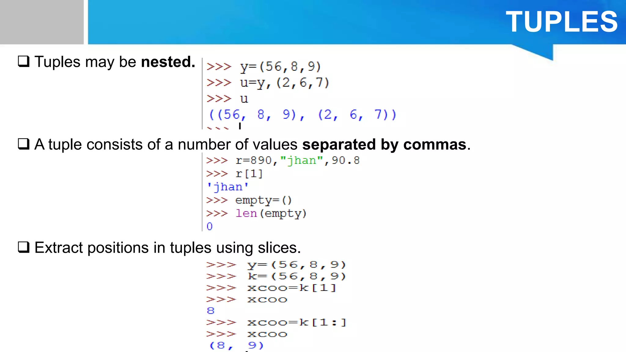 Data Structures in Python | PPTX