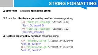 Data Structures in Python | PPTX